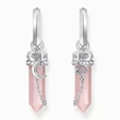 Kép 2/3 - Thomas Sabo ezüst láncos rózsakvarc fülbevaló - CR722-643-9