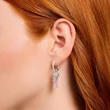Kép 3/3 - Thomas Sabo ezüst láncos rózsakvarc fülbevaló - CR722-643-9
