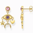 Kép 1/2 - Thomas Sabo aranyozott szem függő fülbevaló - H2272-414-7