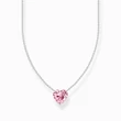 Kép 1/2 - Thomas Sabo ezüst nyaklánc rózsaszín szív cirkóniával - KE2211-051-9-L45V