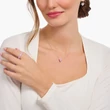 Kép 2/2 - Thomas Sabo ezüst nyaklánc rózsaszín szív cirkóniával - KE2211-051-9-L45V