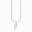Kép 1/2 - Thomas Sabo ezüst nyaklánc "F" betű medállal - KE2245-051-14-L45V