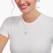 Kép 2/2 - Thomas Sabo ezüst nyaklánc "K" betű medállal - KE2250-051-14-L45V