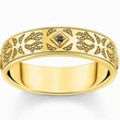 Kép 1/2 - Thomas Sabo Mintás aranyozott gyűrű - TR2455-414-39-52