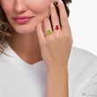 Kép 3/3 - Thomas Sabo x HARIBO piros gumimaci gyűrű - TR2459-414-10-50