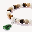 Kép 2/3 - Thomas Sabo ekrü gyöngyös karkötő - X0293-014-7-L17