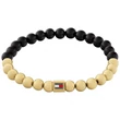 Kép 1/2 - Tommy Hilfiger arany-fekete gyöngyös női karkötő - 2780961