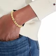 Kép 2/2 - Tommy Hilfiger arany-fekete gyöngyös női karkötő - 2780961