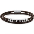 Kép 1/2 - Tommy Hilfiger barna bőr férfi karkötő - 2790589