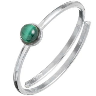 Alisia női gyűrű - AL1115-Argento-Malachite - Elenoire