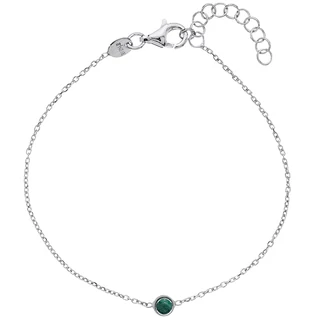 Alisia női karkötő - AL1119-Argento-Malachite - Elenoire