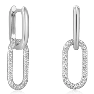 Ania Haie ezüst láncszemes fülbevaló  - E036-04H