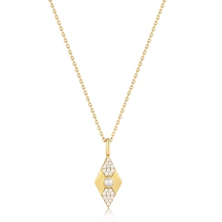 Ania Haie aranyozott nyaklánc - N054-03G - Gold Pearl Geometric Ania Haie aranyozott nyaklánc - N054-03G - Gold Pearl Geometric