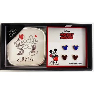 Disney Mickey fülbevalók porcelán ékszertartóval - CMB02 Disney Mickey fülbevalók porcelán ékszertartóval - CMB02