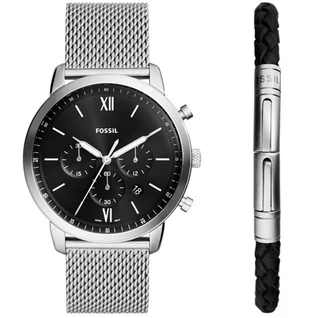 Fossil férfi óra és karkötő szett - FS6021SET - Neutra Chronograph