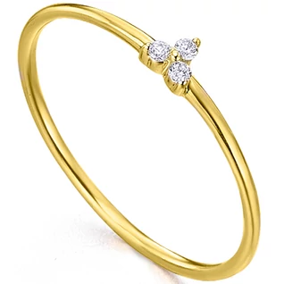 Le Carré 18 karátos arany gyűrű 0,03 karátos gyémánttal - GA075OA.11