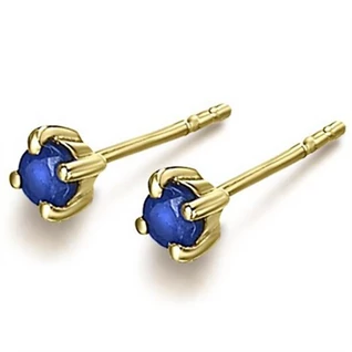 Le Carré 18 karátos arany fülbevaló kék zafírral - GB168ZA.00 - Colorize