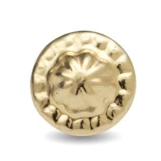 Lisa sárga arany stekker gyerek fülbevalóra (1 db) - JTAG-0366