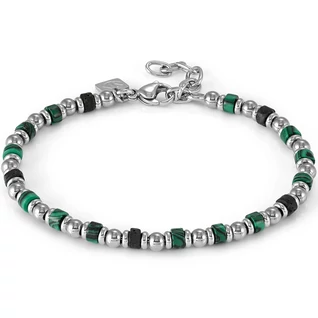 Nomination Instinct malachit és lávakő karkötő - 027931/092