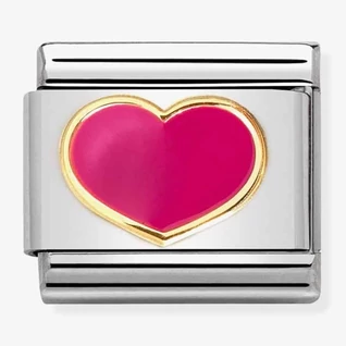 Nomination pink szív charm - 030283/24 Nomination pink szív charm - 030283/24