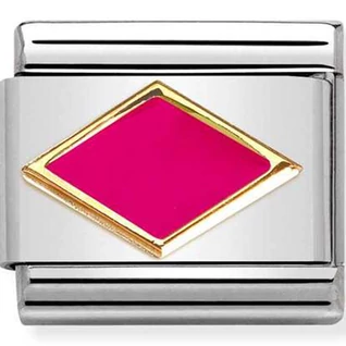 Nomination pink rombusz charm - 030285/52 Nomination pink rombusz charm - 030285/52