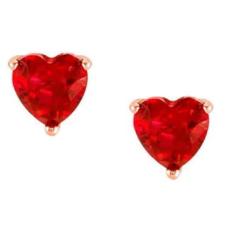 Nomination rozé arany piros szíves fülbevaló - 148048/011 Nomination rozé arany piros szíves fülbevaló - 148048/011