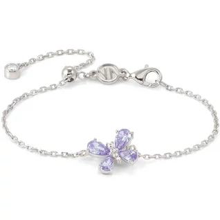 Nomination Shine Me Up lila pillangó ezüst karkötő - 241901/006