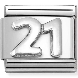 Nomination ezüst "21" charm - 330101/57 Nomination ezüst "21" charm - 330101/57