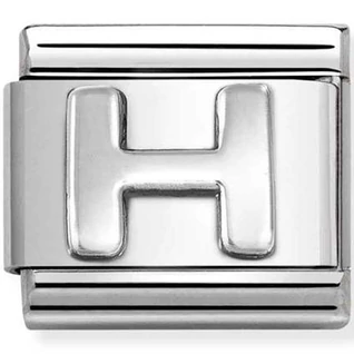 Nomination ezüst "H" charm - 330113/08 Nomination ezüst "H" charm - 330113/08