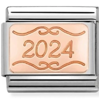 Nomination rozé 2024 ezüst charm - 430101/54