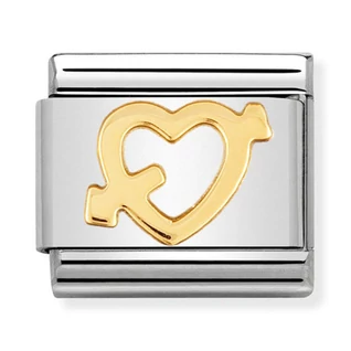 Nomination szív charm - 030116/09