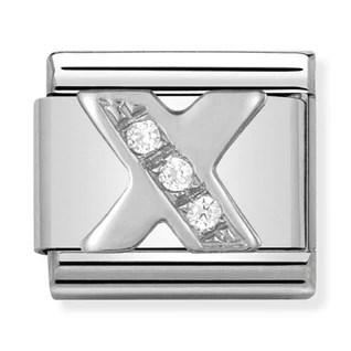 Nomination ezüst 'X' betű charm - 330301/24 Nomination ezüst 'X' betű charm - 330301/24