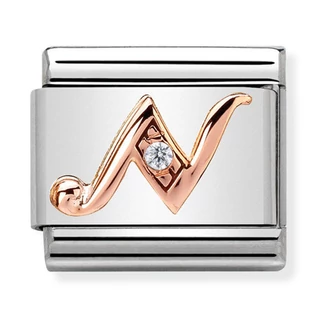 Nomination rozé "N" betű charm - 430310/14 Nomination rozé "N" betű charm - 430310/14