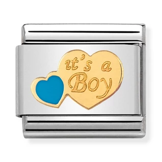 Nomination arany It's a boy charm - 030242/40