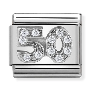 Nomination ezüst '50' charm - 330304/23 Nomination ezüst '50' charm - 330304/23