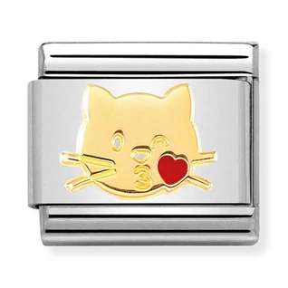 Nomination arany cica charm - 030272/45 Nomination arany cica charm - 030272/45
