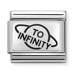 Nomination ezüst 'To Infinity' charm - 330109/24 Nomination ezüst 'To Infinity' charm - 330109/24