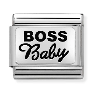 Nomination ezüst 'Boss baby' charm - 330109/36