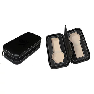 Utazótok - fekete bőr - 2db órának