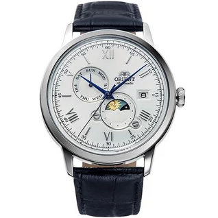 Orient férfi óra - RA-AK0802S30B - Bambino Sun & Moon Orient férfi óra - RA-AK0802S30B - Bambino Sun & Moon