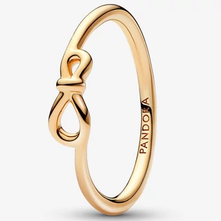 Pandora arany végtelen csomó gyűrű - 168898C00-48 Pandora arany végtelen csomó gyűrű - 168898C00-48