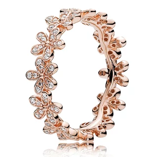 Pandora ragyogó százszorszépkoszorú gyűrű - 180934CZ