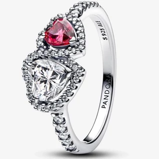 Pandora Glória szívek gyűrű - 193662C01-48 Pandora Glória szívek gyűrű - 193662C01-48