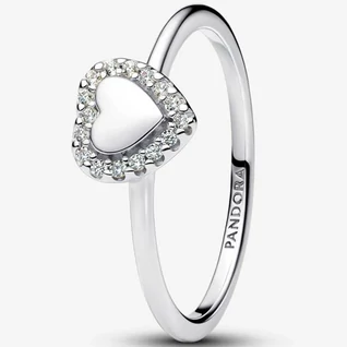 Pandora gravírozható szív glória gyűrű - 193801C01-48