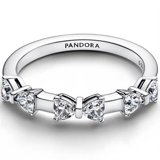 Pandora szikrázó masnik gyűrű -  194233C01-48 Pandora szikrázó masnik gyűrű -  194233C01-48