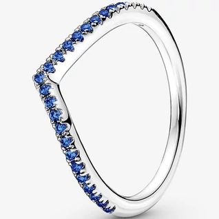 Pandora kék ragyogó kívánság gyűrű - 196316C02-48 Pandora kék ragyogó kívánság gyűrű - 196316C02-48