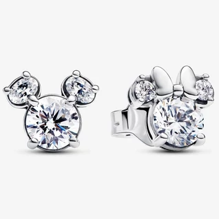 Pandora szikrázó Disney Mickey & Minnie fülbevaló - 293219C01