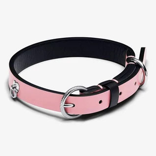 Pandora fekete bőr kisállat nyakörv - 312262C02-S Pandora fekete bőr kisállat nyakörv - 312262C02-S