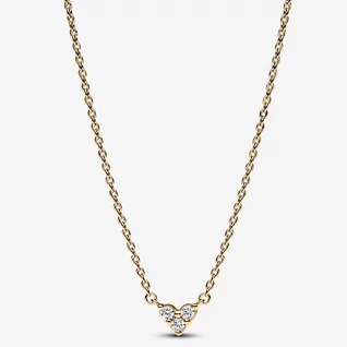 Pandora tripla köves arany szív nyaklánc - 363014C01-45