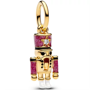 Pandora sárga arany mozgatható diótörő függő - 763583C01